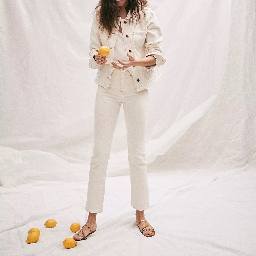 MADEWELL slim demi boot jeans